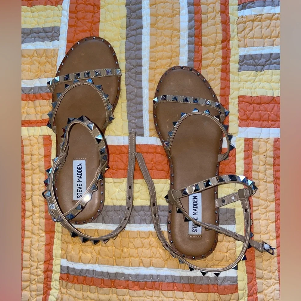Steve Madden studded wrap sandals